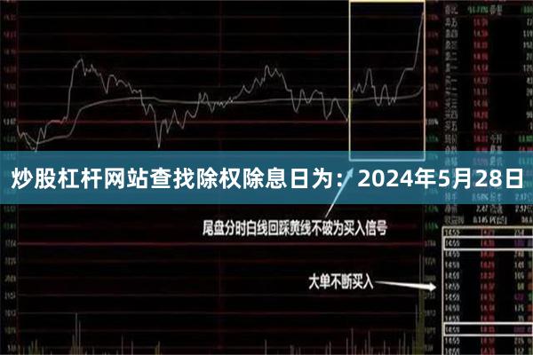 炒股杠杆网站查找除权除息日为：2024年5月28日