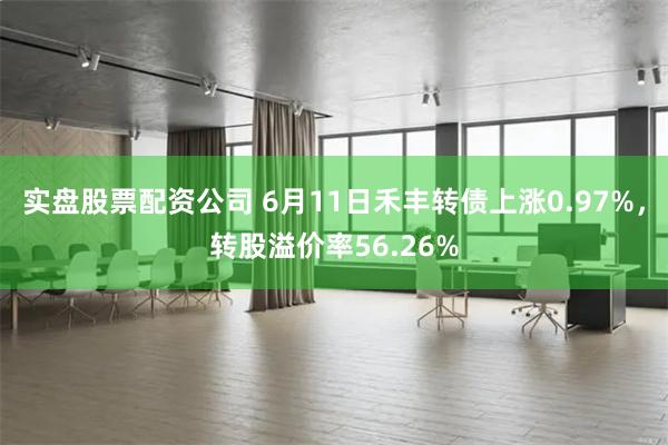 实盘股票配资公司 6月11日禾丰转债上涨0.97%，转股溢价率56.26%