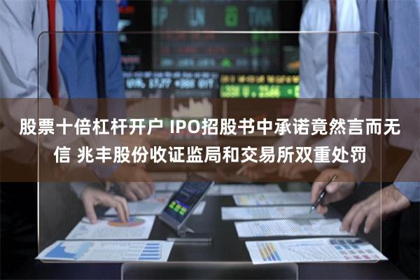 股票十倍杠杆开户 IPO招股书中承诺竟然言而无信 兆丰股份收证监局和交易所双重处罚