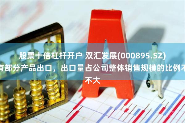 股票十倍杠杆开户 双汇发展(000895.SZ)：有部分产品出口，出口量占公司整体销售规模的比例不大