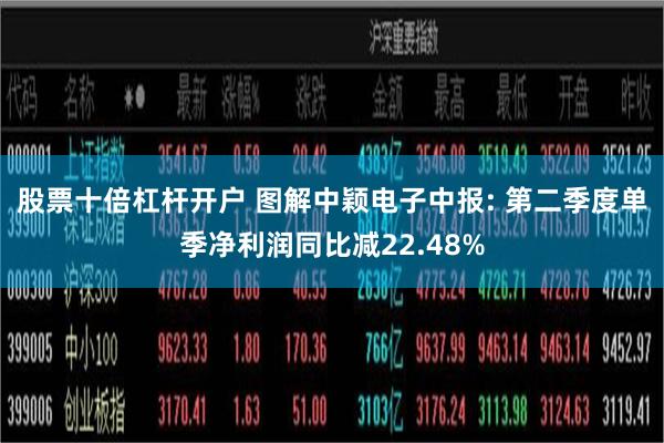 股票十倍杠杆开户 图解中颖电子中报: 第二季度单季净利润同比减22.48%