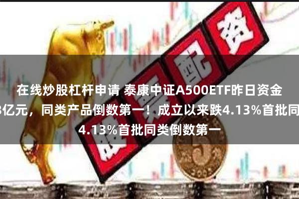 在线炒股杠杆申请 泰康中证A500ETF昨日资金净流入2.18亿元，同类产品倒数第一！成立以来跌4.13%首批同类倒数第一