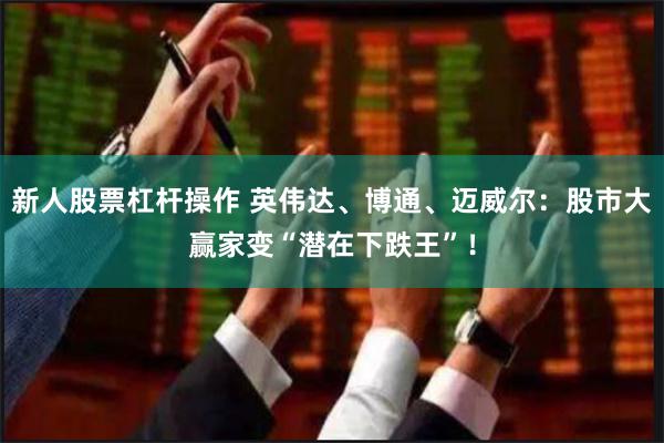 新人股票杠杆操作 英伟达、博通、迈威尔：股市大赢家变“潜在下跌王”！
