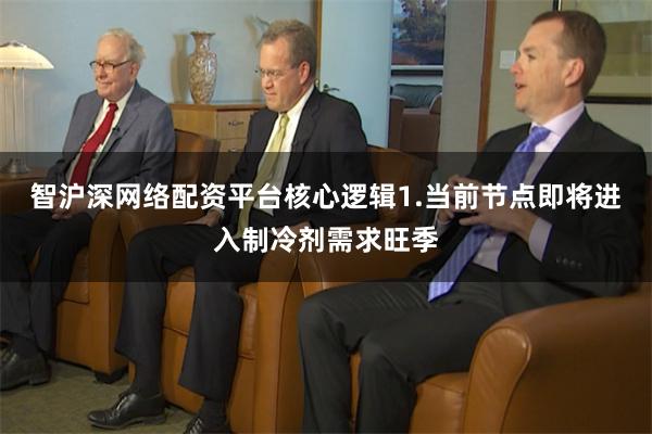 智沪深网络配资平台核心逻辑1.当前节点即将进入制冷剂需求旺季