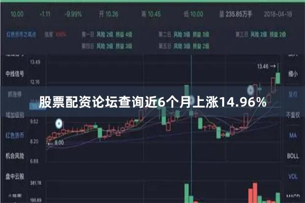 股票配资论坛查询近6个月上涨14.96%